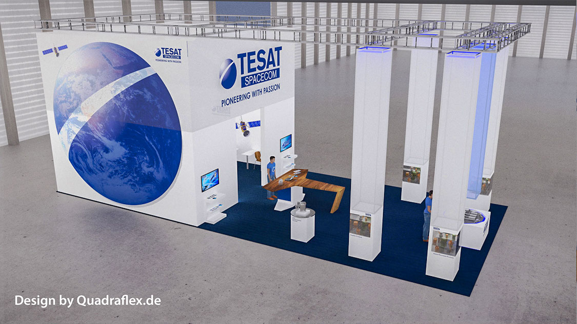 Entwurf eines Mesststands für die TESAT Spacecom in Form eines Kubus